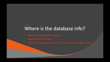 TrueSight Middleware Transaction Monitor and Management | Database Connection