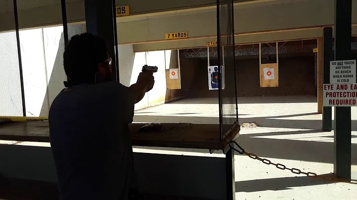 Ruger P90 45 / gun range
