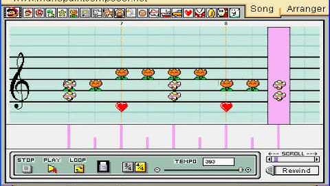 Mario Paint Composer - Chrono Trigger - Gato