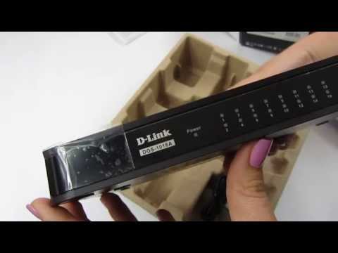 Коммутатор D-Link DGS-1016A 16port Gigabit | unboxing