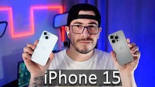 Распаковка iPhone 15 и iPhone 15 Pro - Первое впечатление