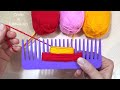 Amazing Woolen Flower Ideas with Hair Comb - Hand Embroidery Design - Easy Trick -  Sewing Hack