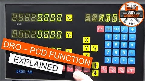 Workshop Tips #14 - DRO PCD Function Explained