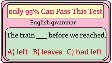 25 English Grammar MCQs with Answers | Easy Grammar Test for Students