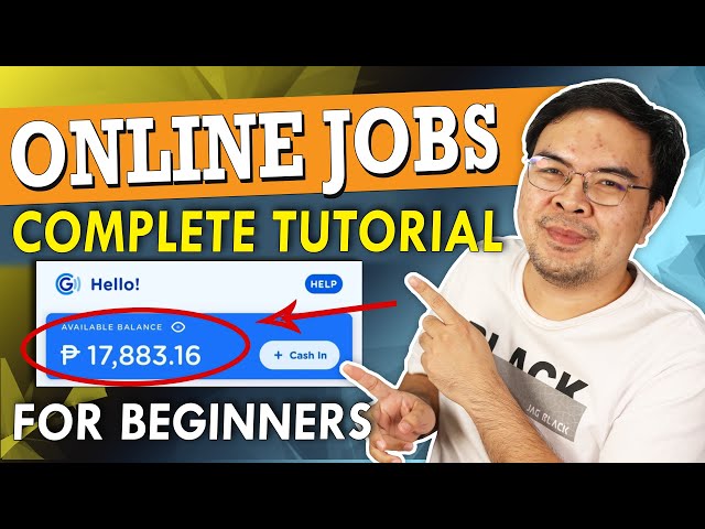 Online Jobs at Home Philippines - For Beginners (Complete Tutorial) class=