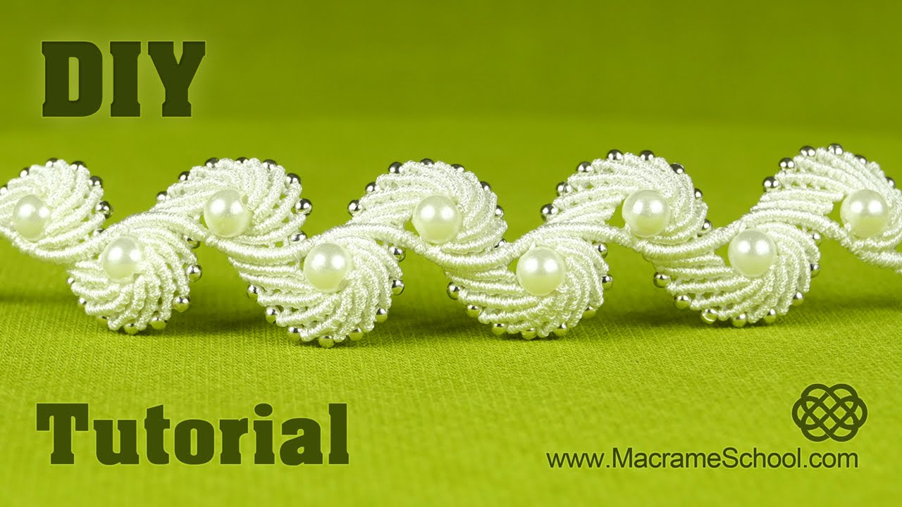 DIY Shamballa style macrame bracelet tutorial - Rings and ThingsRings and  Things