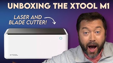 Unboxing and Setup of the xTool M1 Laser & Blade Cutting Machine