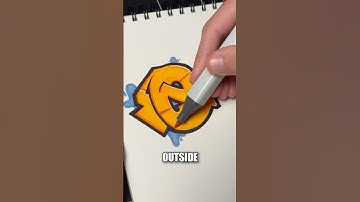 Graffiti Letter e From Start to Finish ✍️🔥 #graffiti #letters