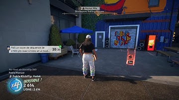 skate. Weekly challenge 2500 sequence 4 tricks body flip