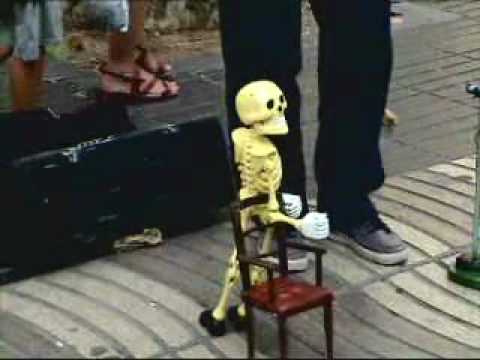 dancing skeleton marionette youtube