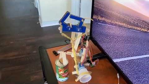 Homemade PS4 controlled Robot Arm