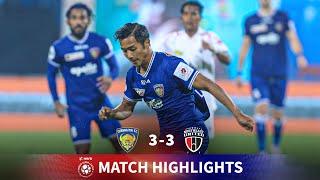 Highlights - Chennaiyin FC 3-3 NorthEast United FC - Match 98 | Hero 2020-21