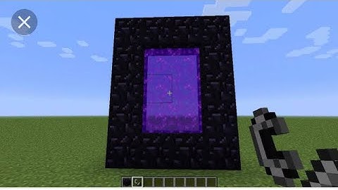 Minecraft how to make a nether portal without mining obsidian