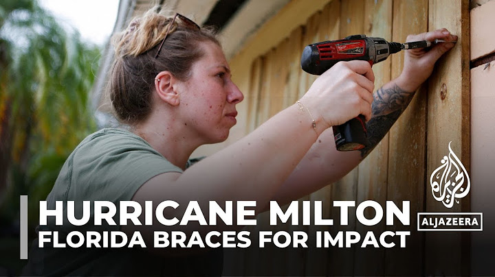 Florida coast facing historic flood threat from Hurricane Milton