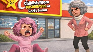 Childish Mom Misbehaves At Carls Jr Throws A Huge Baby Meltdown Kicked Out Of The House