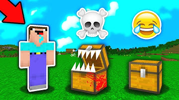 TROLL NOOB BẰNG RƯƠNG QUÁI VẬT Ở TRONG MINECRAFT!!