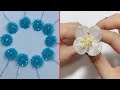 20 Amazing Woolen Flower Ideas with Cotton buds | Easy Trick
