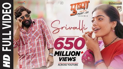 srivalli (video)| Pushpa | Allu Arjun, Rashmika Mandanna | Javed ali | DSP | sukumar