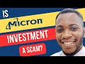 Is micronltd investment a scam watch before investing micron microninvestment investment