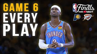 Shai Gilgeous Alexander Every Play vs Pacers | 2025 NBA Finals Game 6 Highlights
