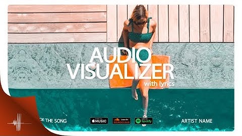 Music Visualizer Slideshow With Lyrics Premiere Pro Templates