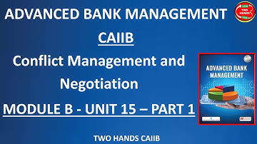 MODULE B UNIT 15 PART 1 I ADVANCED BANK MANAGEMENT CAIIB I ABM I TWO HANDS CAIIB I  CAIIB ABM