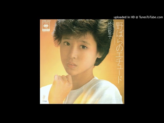松田聖子 野ばらのエチュード - YouTube