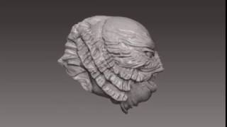 Creature from the Black Lagoon Head - Zbrush Wealth