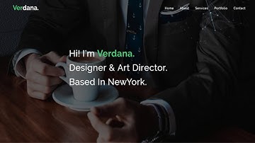 Verdana - Responsive Personal / portfolio template | Themeforest Website Templates and Themes