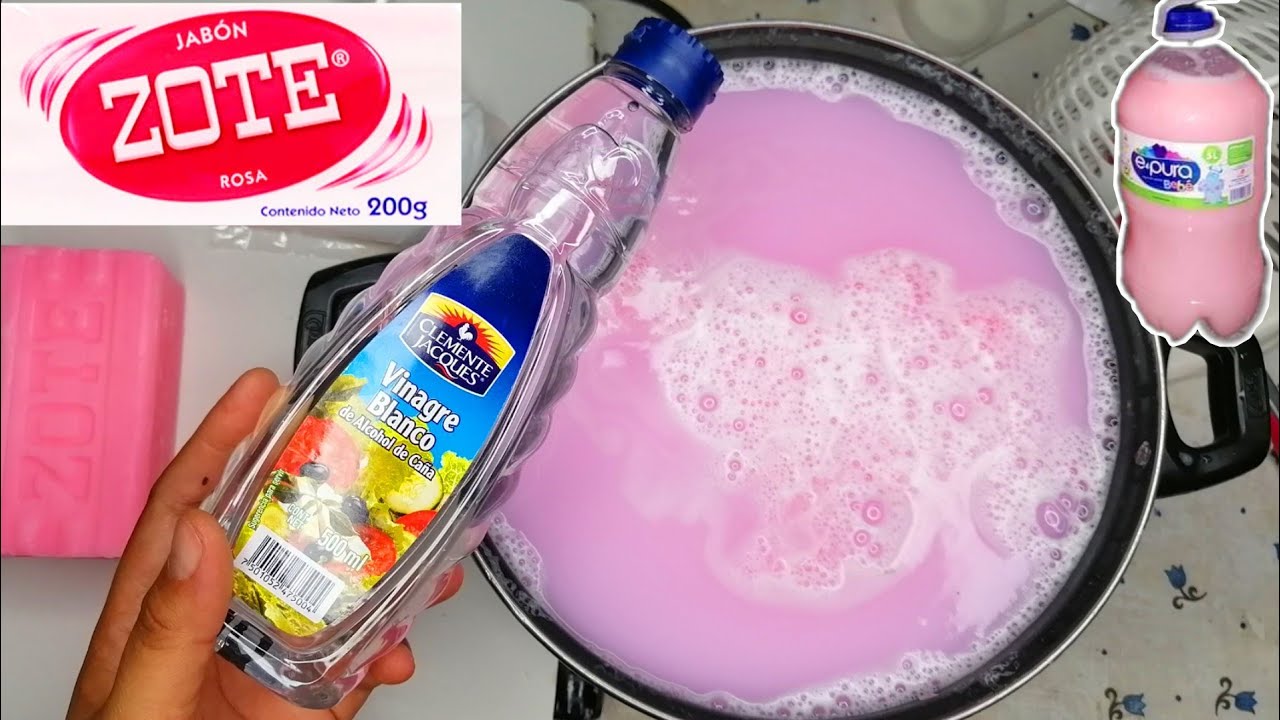 Receta para Limpieza de Botellas de Agua - Hacer Jabones