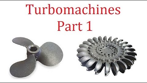 Turbomachines - Part 1