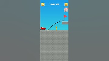 Draw a bridge level 106 complete ❤️