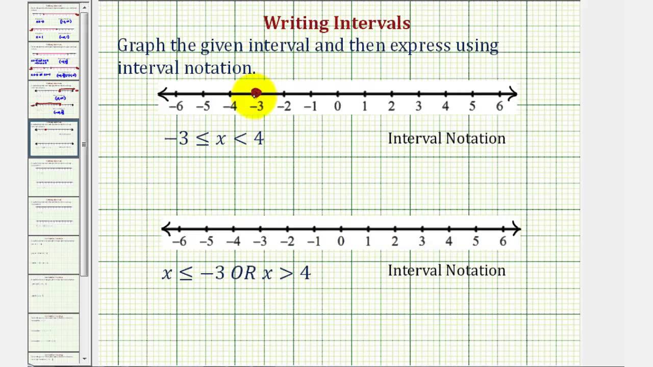 statistics assignment creating intervals