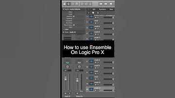 🎶Logic Pro X #shorts - How to use Ensemble🎶