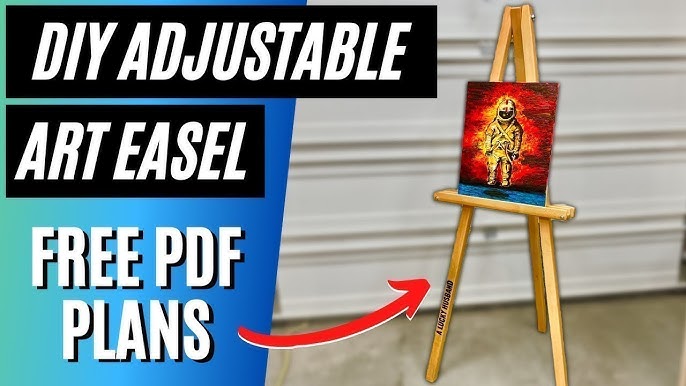 How to Make a Wooden Easel ~ Art Easel DIY 