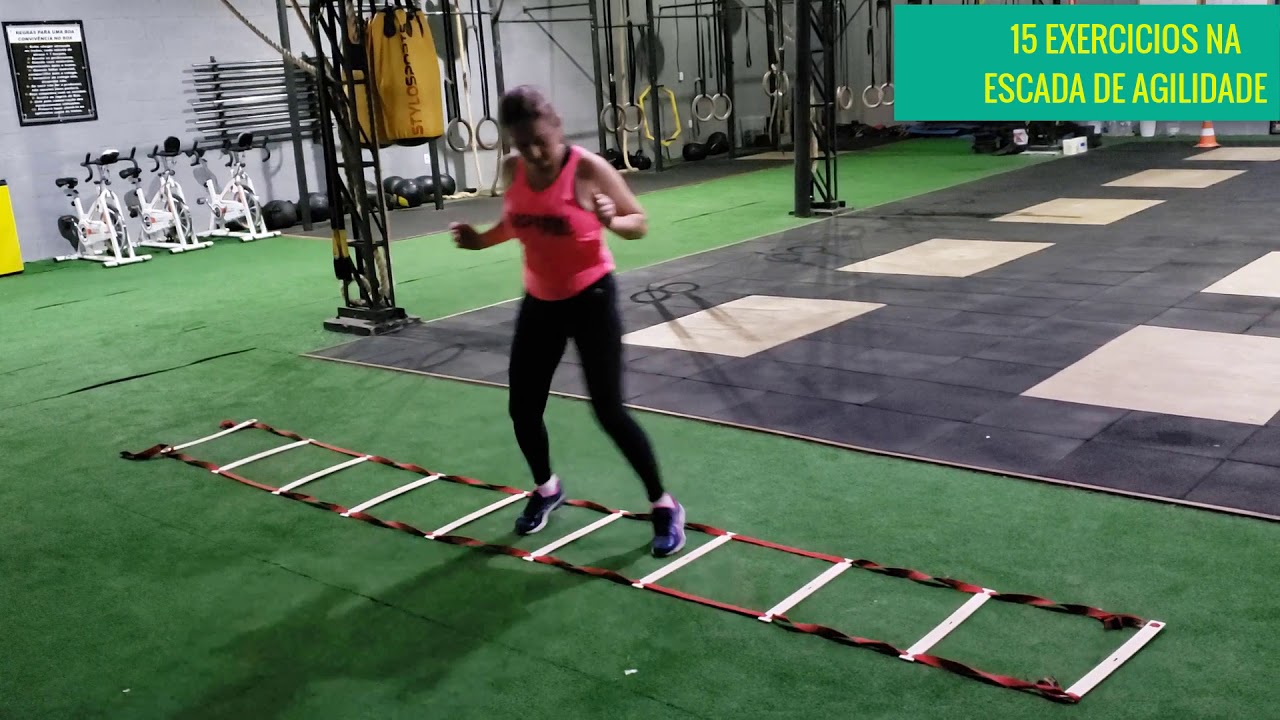 15 EXERCICIOS NA ESCADA DE AGILIDADE