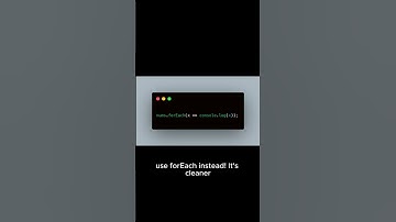 map() vs forEach() — Most Devs Get This Wrong!