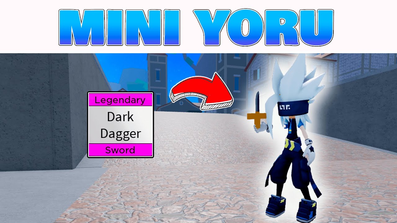 COMO PEGAR DARK DAGGER *(MINI YORU)* NO BLOX FRUITS 3 SEA - PASSO