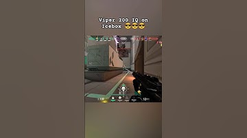 Viper 200 IQ On Icebox #shorts #gaming #valorant