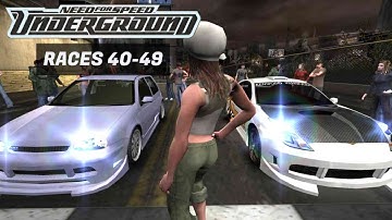 Underground Mode: Races 40–49 | Need for Speed: Underground - No Commentary Walkthrough #6