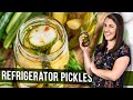Quick & Easy Overnight Refrigerator Pickles 🥒