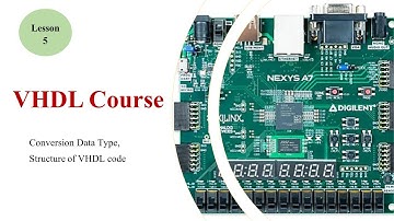 Conversion Data Type, Structure of VHDL code