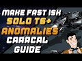 MAKE EASY EARLY ISK - Solo T6+ Anomalies | Full Caracal Fitting Guide + Orbit Kiting | EVE Echoes