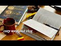 Cozy weekend vlog  bookstore shopping journaling cafe visit my new zine