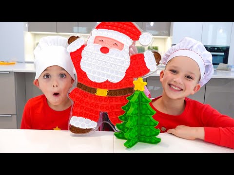 Видео: Рождественские истории для детей с Владом и Ники