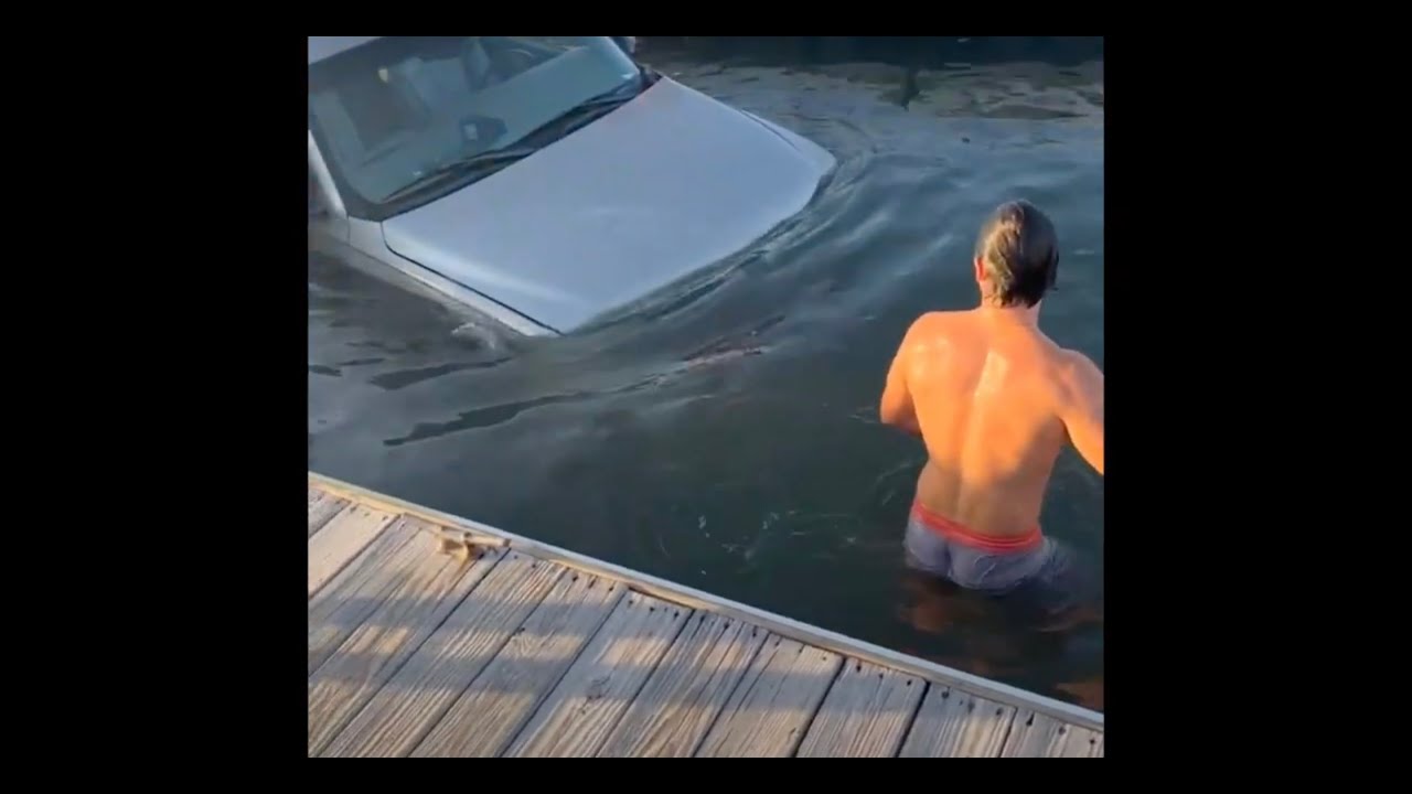 Break Failure Ramp **CHEVY DONT FLOAT** BOAT RAMP CATASTROPHIC BRAKE FAILURE VIDEO CAPTURE ...