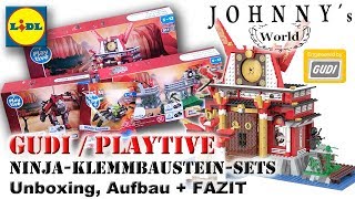 Gudi / Playtive Ninja-Sets aus dem Lidl - taugt die Ninjago-Alternative?