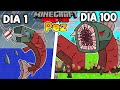 Sobreviv 100 das siendo un pez en minecraft hardcore