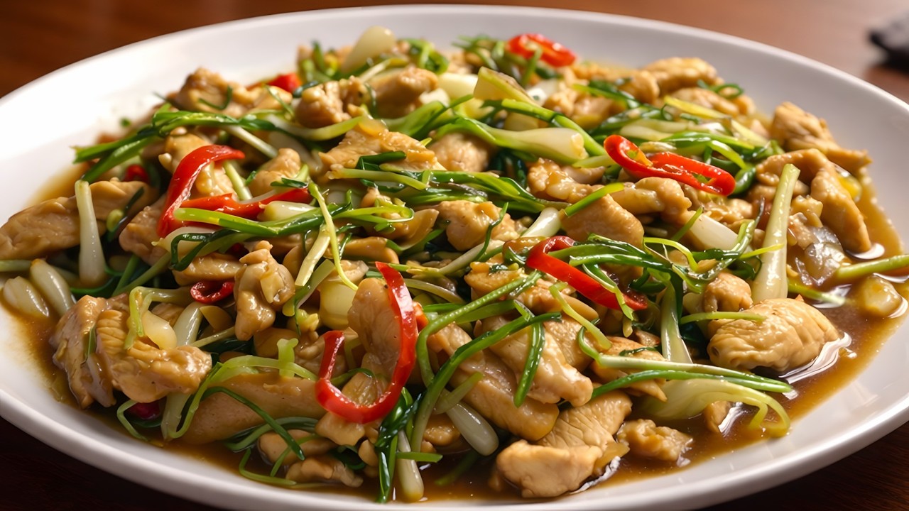 EASY Chicken & Chinese Onion Stir-Fry: Quick & Flavorful!