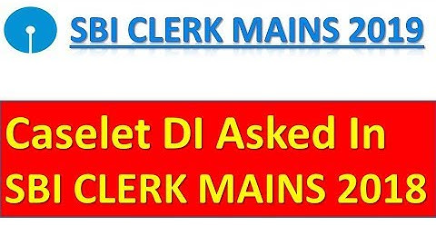 Memory Based Caselet DI Asked In SBI CLERK MAINS 2018 || SBI CLERK MAINS 2019